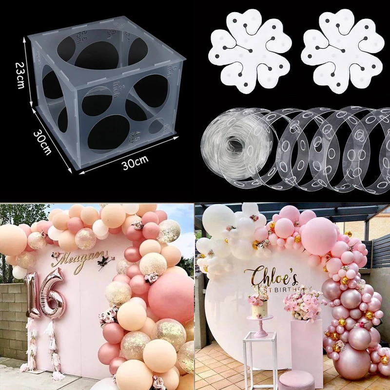 

Balloon Arch Kit Party Decoration Accessories Baloon Chain box Birthday Wedding Baby Shower Backdrop Deco parties Ballon Garland