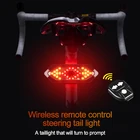 Сигналы поворота для велосипеда, светодиодный задсветильник фсветильник с сигналом, с дистанционным управлением, зарядка через USB, для горных велосипедов