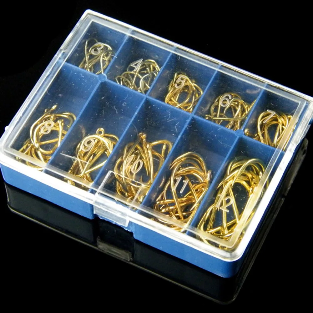 

100pcs 3-12# Carbon Steel Fly Barb Fishing Hooks Fly Tying Fishing Hooks Outdoor Ice Fishing Fish Hook Accessory Tacke Pesca