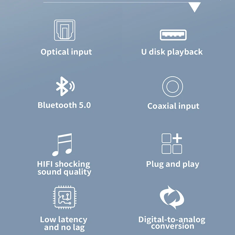 VAORLO 3 в 1 коаксиальный оптоволоконный DAC Bluetooth-совместимый приемник 5 0