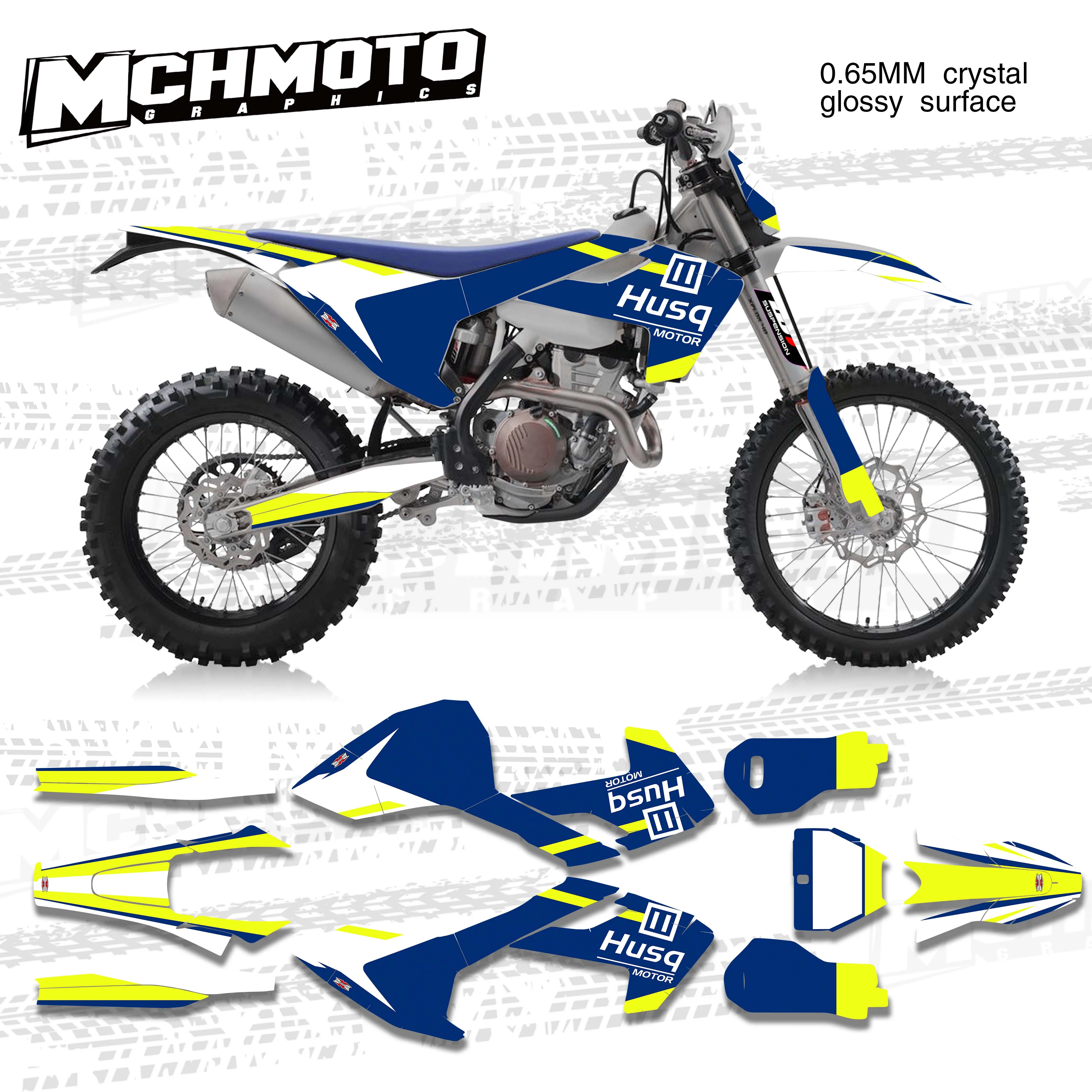 

MCHMFG Motorcycle Team Graphic Decal & Sticker Kit DECO For Husqvarna TE FE TX 2017 - 2019 TC FC TX 2016 2018 125 150 200 250 35