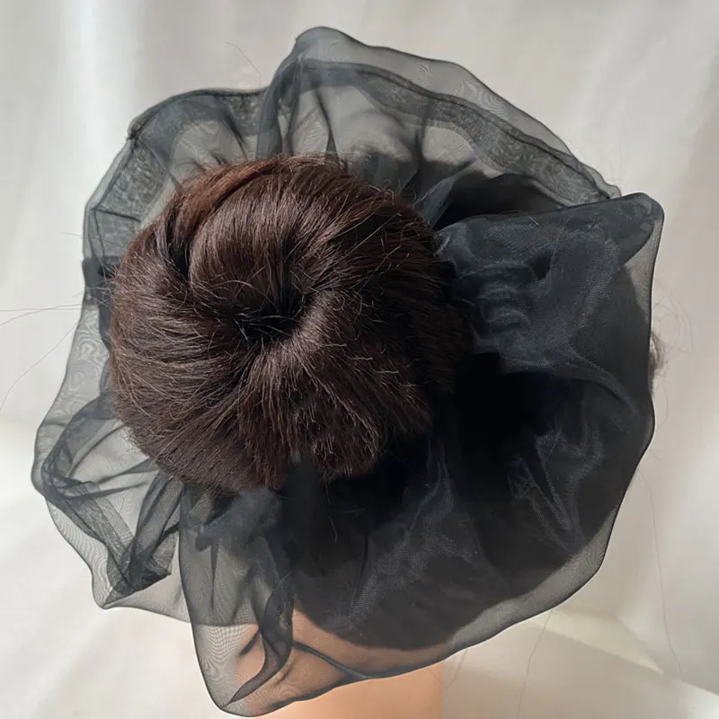 

2021 Korea Big Size Organza Hair Scrunchies For Women Elastic Hair Bands Girl Headwear Ponytail Holder Hair Tie Hair Accessories