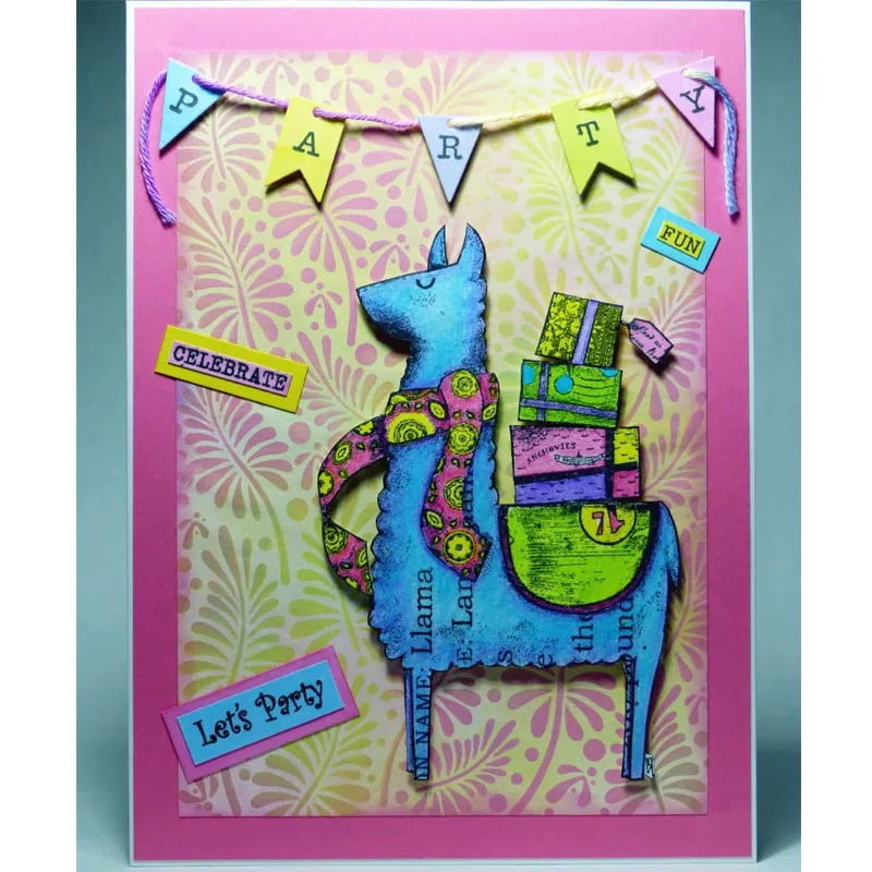 Набор прозрачных штампов в виде ламы восхитительные прозрачные штампы для