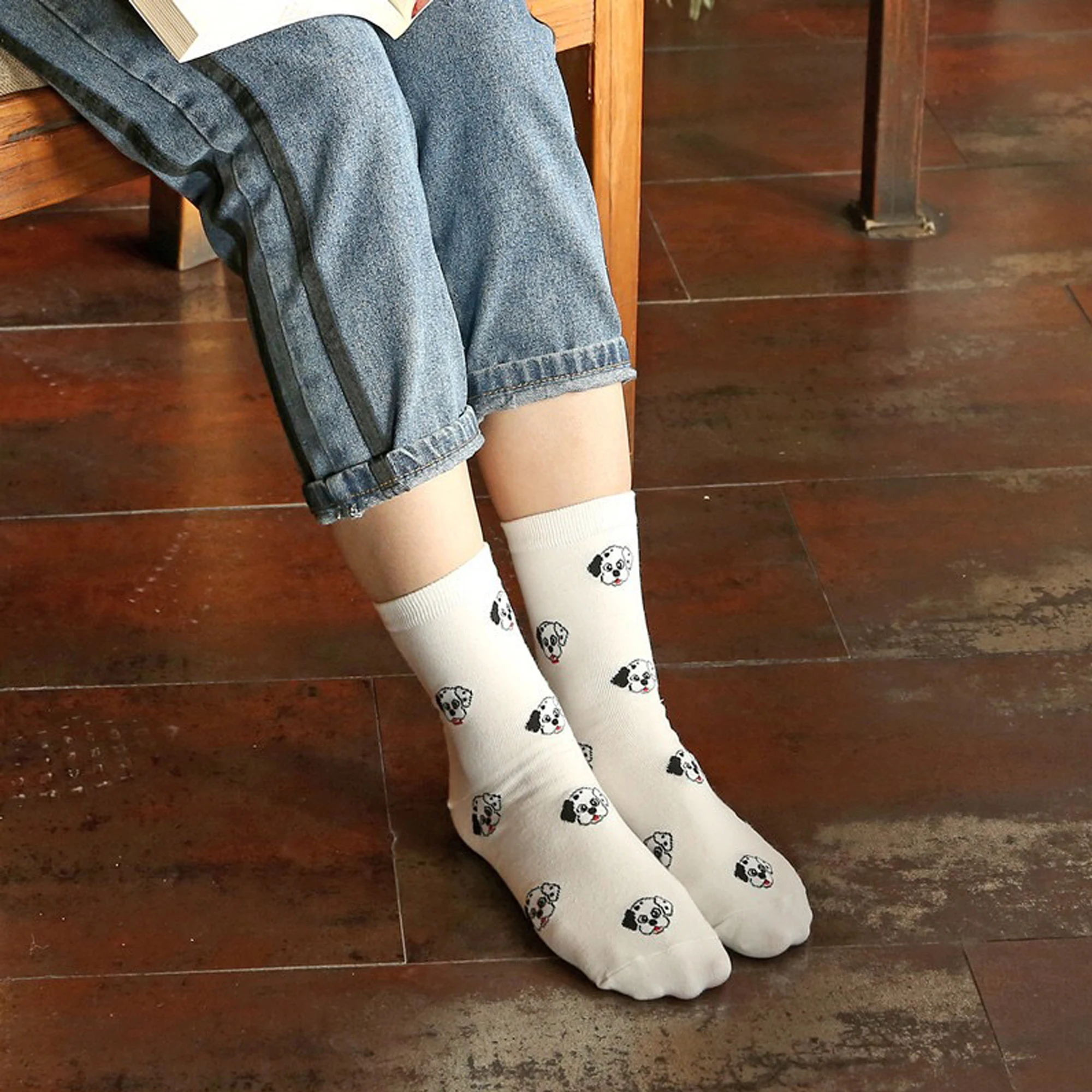 1 пара женские носки для скейтборда из чесаного хлопка | Женская одежда