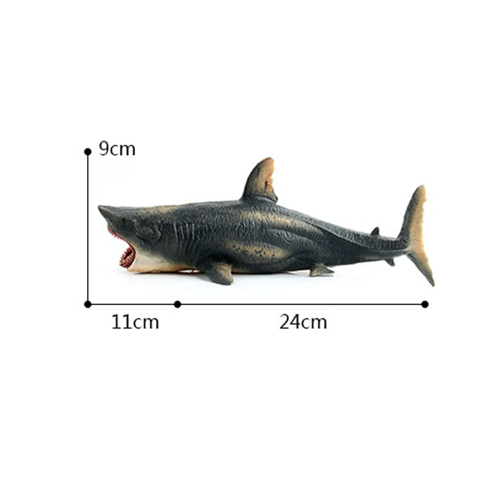 

Megalodon-Prehistoric Shark Ocean Education Animal Figure Model Kids Toy Gift Early Educational Toys Models Study Learning Fun