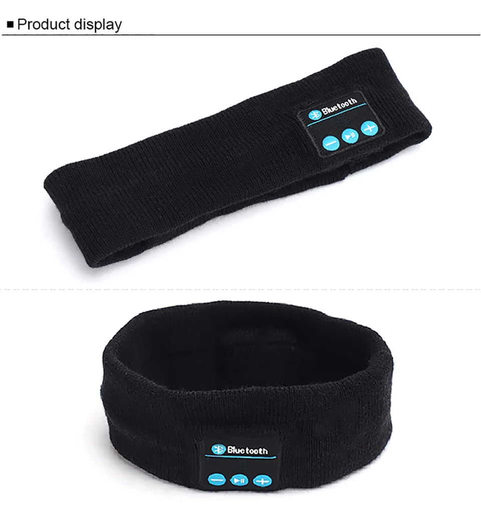 BOJB Bluetooth Музыка головной убор головные уборы для сна Наушники Спикер Runing Headset