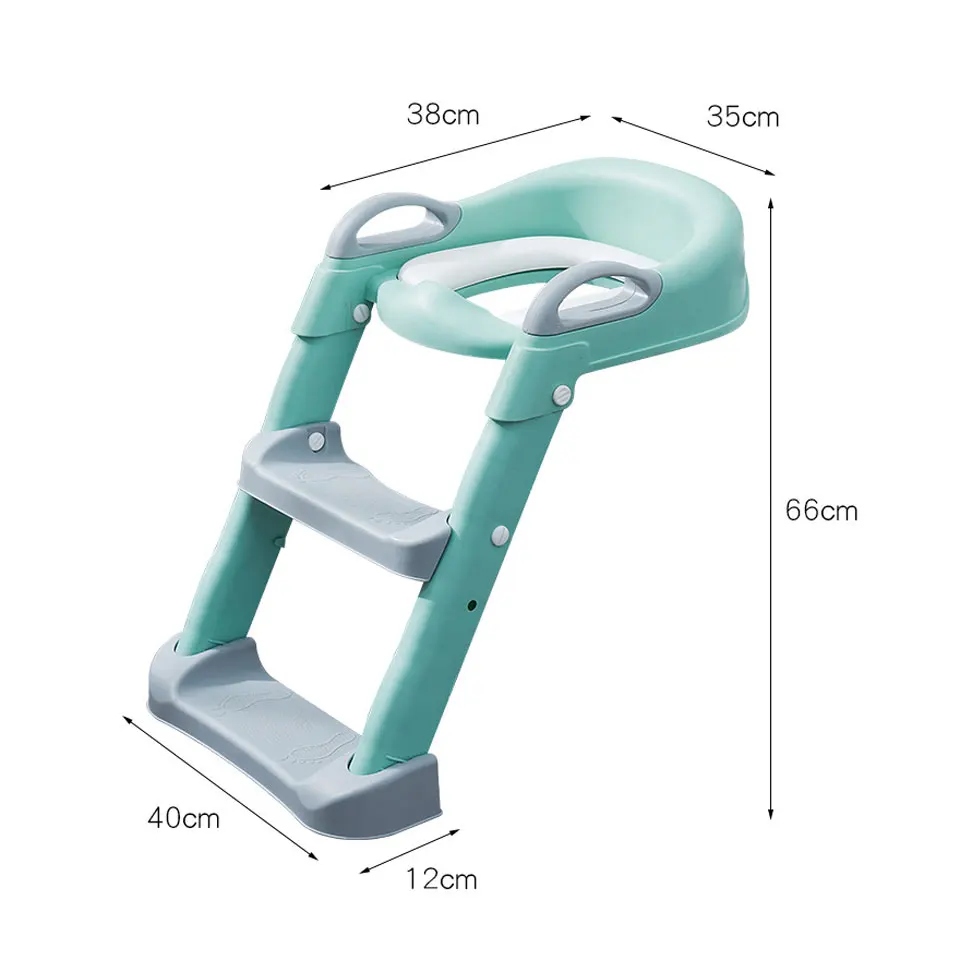

Folding Baby Boy Children's Pot Portable Children's Potty Urinal for Boys with Step Stool Ladder Baby Potty Toilet Training Seat