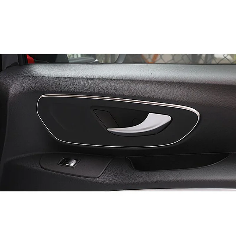 2 шт. аксессуары для Mercedes Benz Vito W447 2014 2015 2016 2017 2018 Автомобильная дверная ручка двери