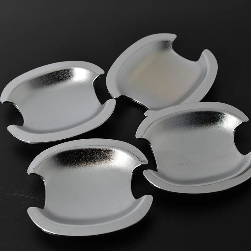 Декоративные хромированные серебристые накладки на дверные ручки для Volkswagen VW Jetta MK6 Шестого поколения Vento 2011-2017.