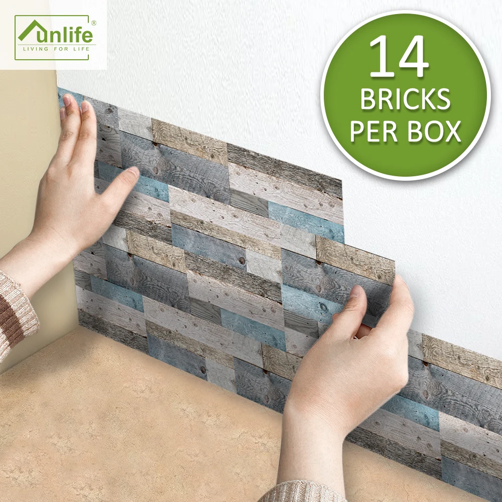 

Funlife®Американский стиль™14 шт., деревянные наклейки на пол