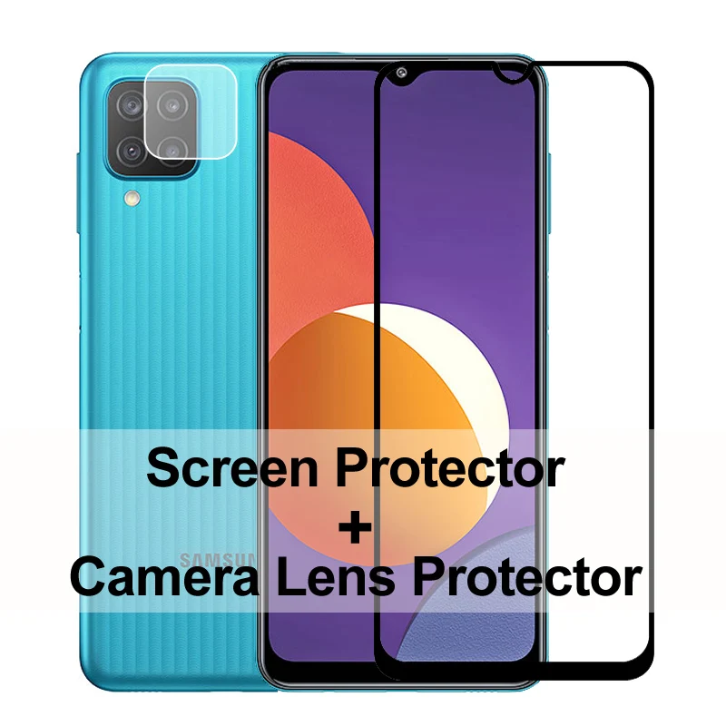 

Стекло для Samsung Galaxy M12, 2 шт., закаленное стекло, защитная пленка для объектива камеры телефона, для Samsung Galaxy M12