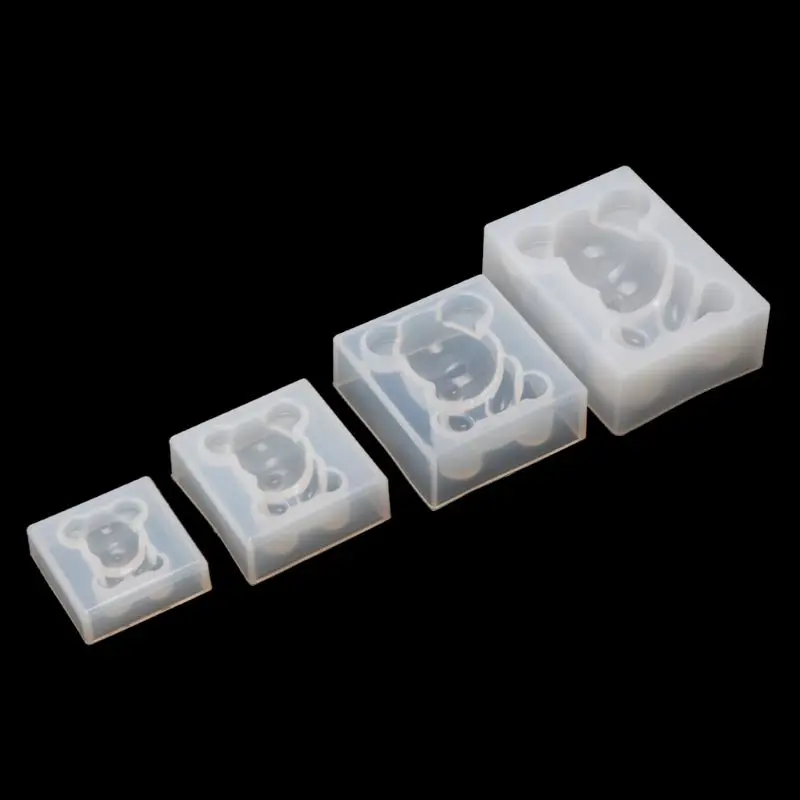 

Cute Gummy Bear Mould Animals Silicone Epoxy Jewelry Molds DIY Soap Cake Craft