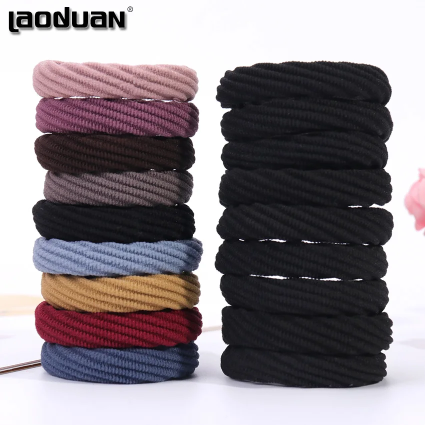 

10PCS Women Girls Simple Basic Elastic Hair Bands Tie Gum Scrunchie Ponytail Holder Rubber Bands Fashion Hair Accessories