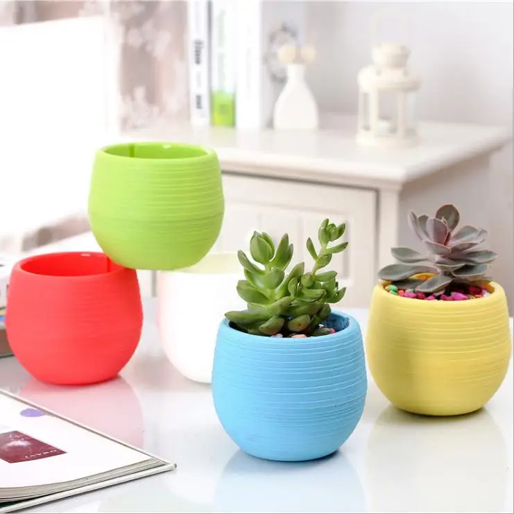 Flower pot Mini Pot Unbreakable Plastic Nursery Pots For Succulent Plants Garden Supplies Stone Pill 1Pc | Дом и сад
