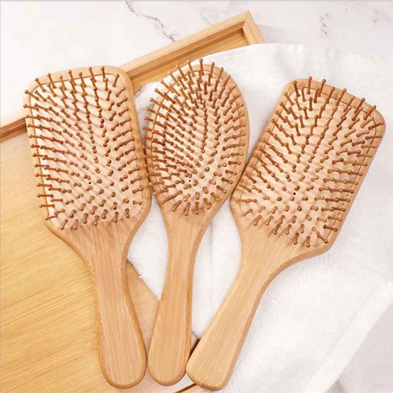 

Wooden Cushion Airbag Comb Anti-static Hair Loss Scalp Massage Hair Brush Spa Bamboo Airbag Hair Comb Massage 1PC
