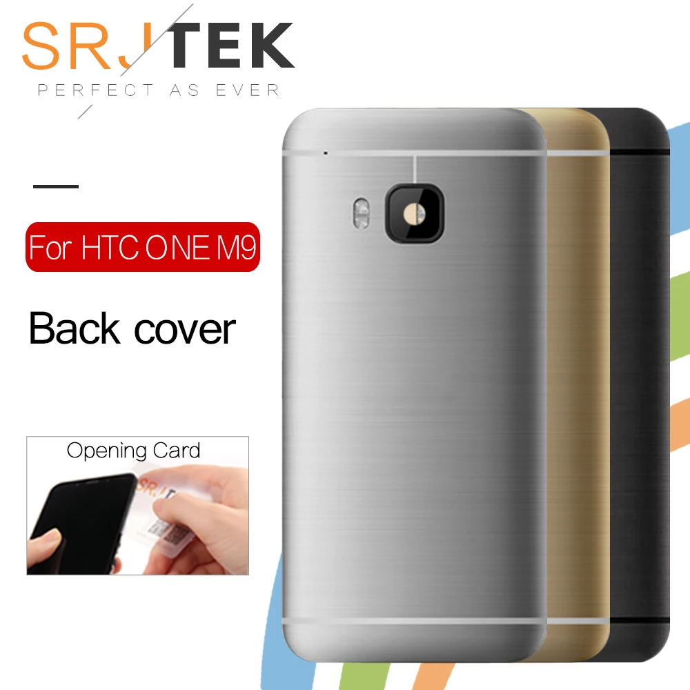 SRJTEK задняя панель корпуса для HTC One M9 крышка Батарейная дверь с громкостью + Кнопка