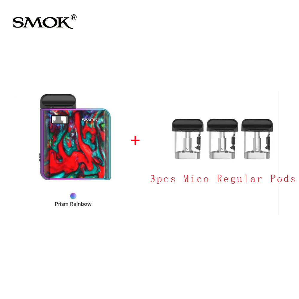 Электронных сигарет Smok Mico Pod Vape комплект 700 мА/ч испаритель Mod 1 7 мл Системы Kit