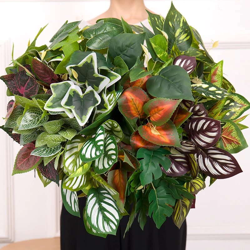 5 вилок пластиковые флористики искусственные растения зелень водная трава