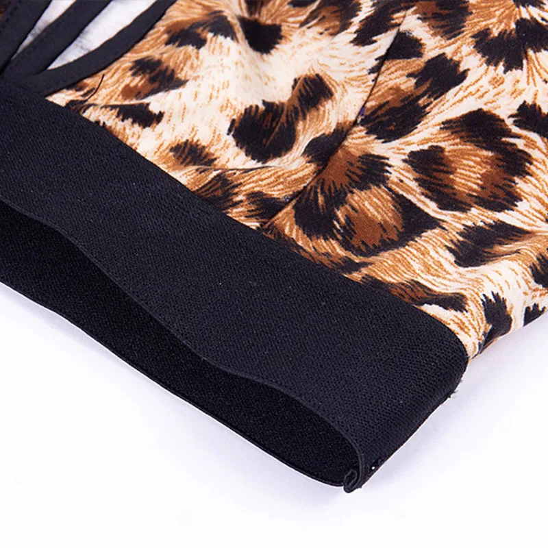 Лидер продаж женская одежда для фитнеса с леопардовым принтом спортивная