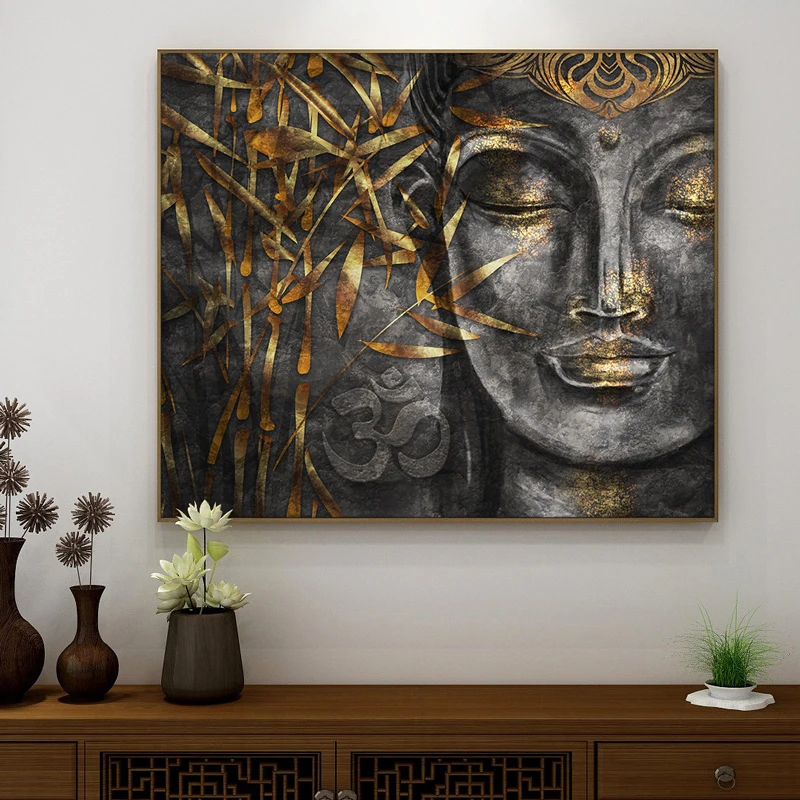 

Bodhisattva Buddha - Wall Art Canvas Prints Poster and Decorative Painting Wall Pictures for Living Room Home Cuadros Decor