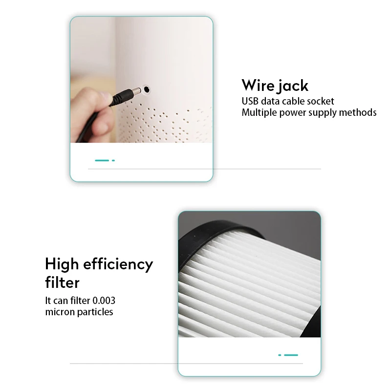 

Uv Sanitizer Bactericidal Usb Air Purifier Hepa Particle Filter Sterilizer Portable Mite Uv Sterilization Ultraviolet Light 2021