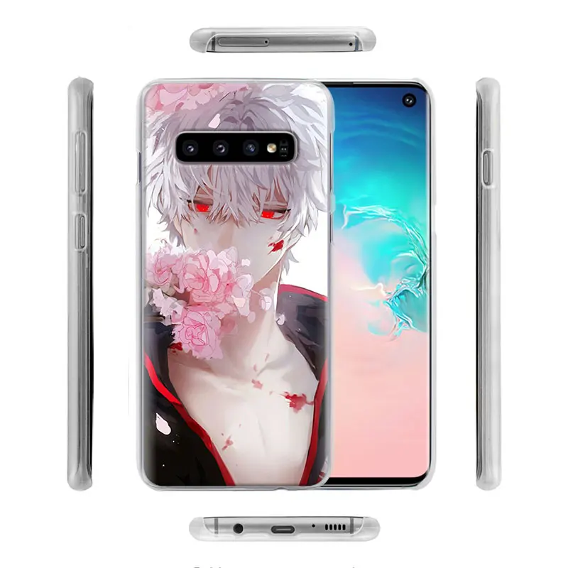 

Phone Case for Samsung Galaxy S8 S9 S10 Plus S10e S20 FE S20 Ultra 5G S10 Lite S7 Edge Cover GINTAMA amine Shell Capa
