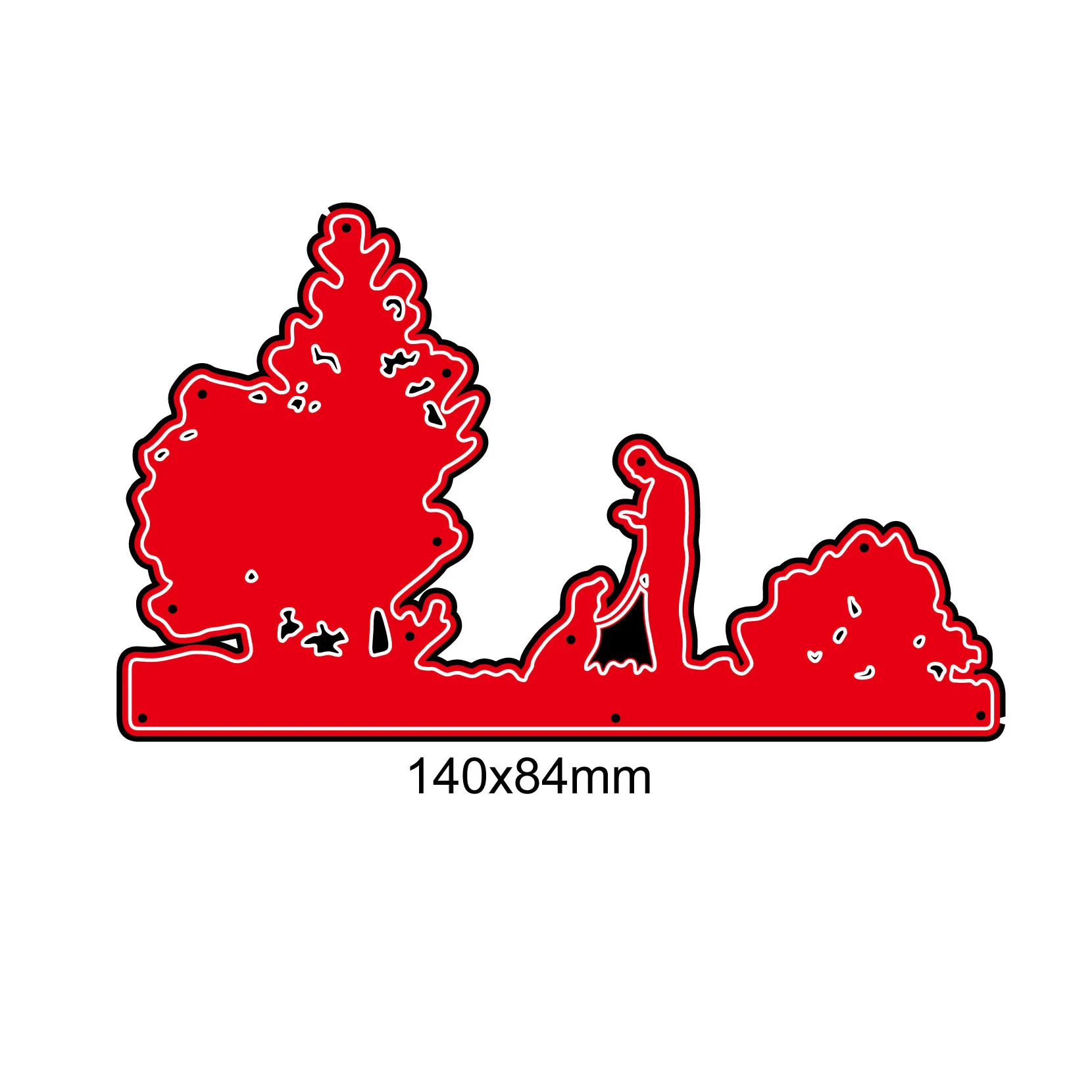 

AZSG Tree Pets Cutting Dies For DIY Scrapbooking Card Making Decorative Metal Die Cutter Decoration