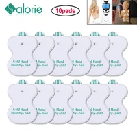 10 pads healthy massage tens electrode pad for electric therapeutic muscle stimulator acupuncture apparatus adhesive therapy