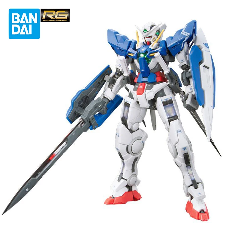 

Bandai Original Gundam RG 15 1/144 GN-001 EXIA GUNDAM Assembly Model Action Figure Decoration Collection Toy Adult Birthday Gift