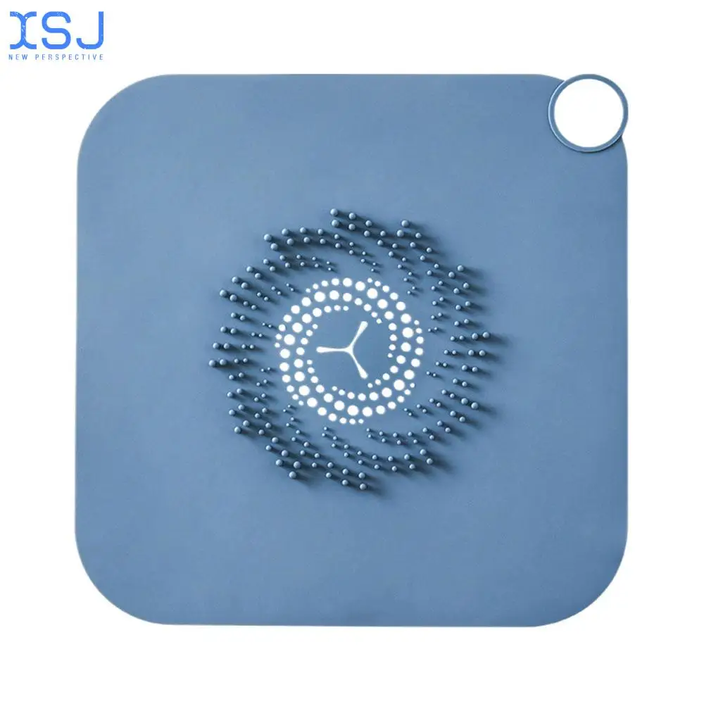 

Shower Drain Cover Silicone Floor Drain Cover Hair Filter Toilet Hair Stopper Kitchen Sink Strainer Bathroom Supplies