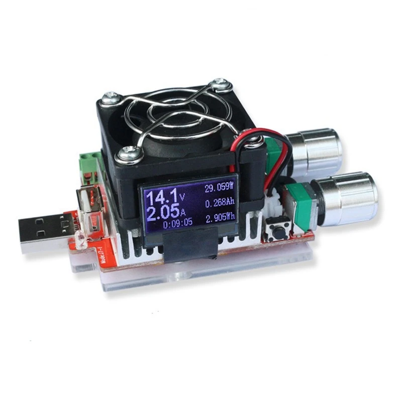 

Электронная нагрузка 35 Вт, USB, регулируемый постоянный ток, резистор старения, тестер емкости аккумулятора, Qc2.0/3,0 вольтметр