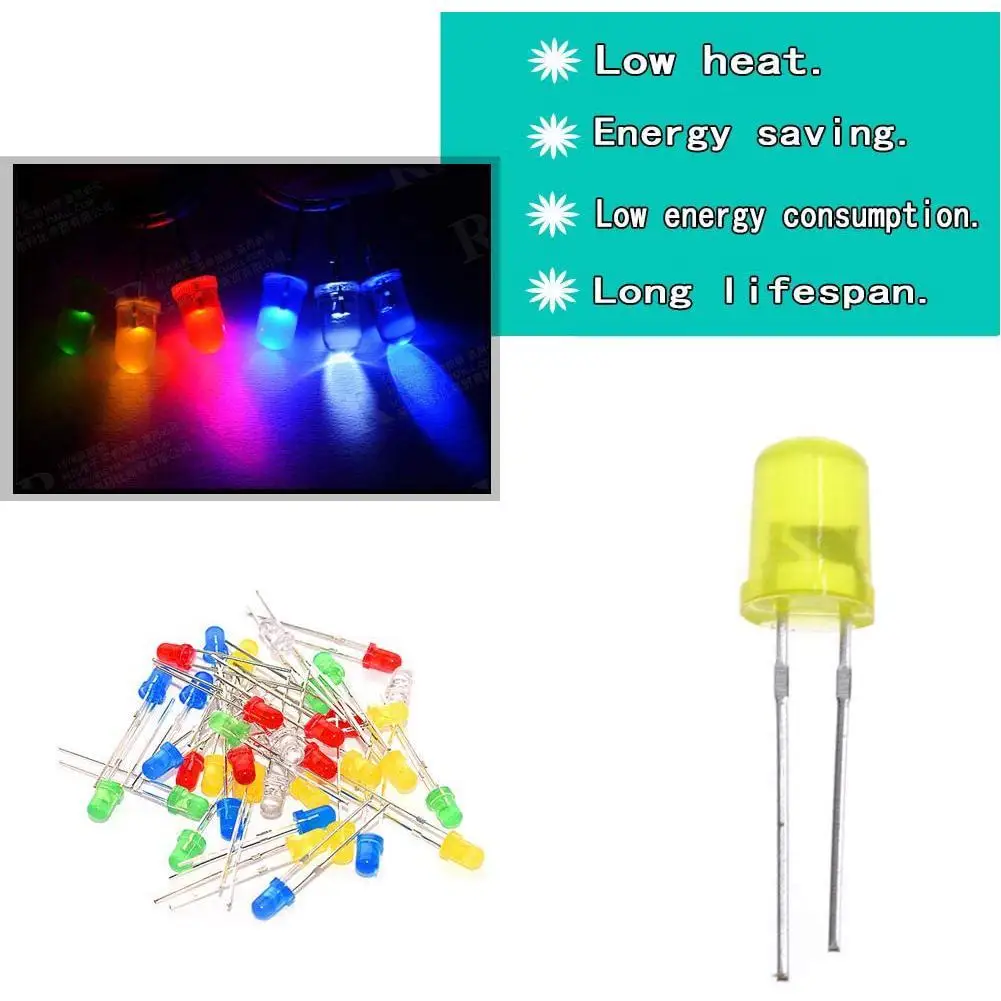 

Super Bright 3mm Round Transparent Aqua Green/yellow/blue/white/red Bulb Diode Emitting Diode Led Kit Light Q5X5
