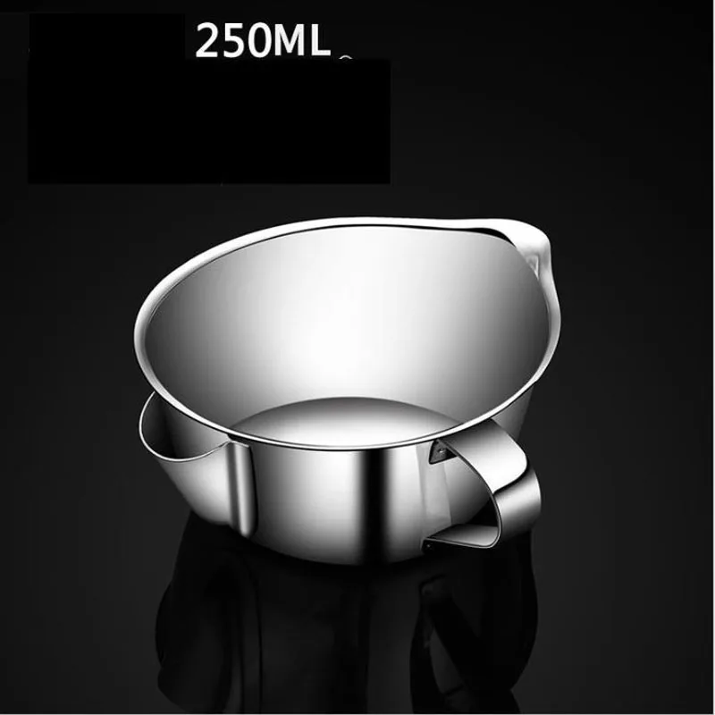 250ml 250/500/700 мл многоразового использования с подливкой масло суп картофель фри корзинный фильтр сепаратора жировой фильтр чашу дома Кухня CookingTools - Цвет: 250ml
