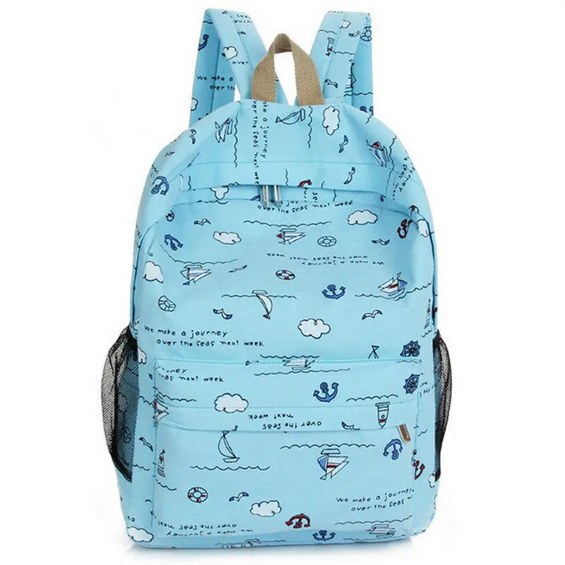 Универсальный легкий холщовый рюкзак для мальчиков и девочек повседневный 2019