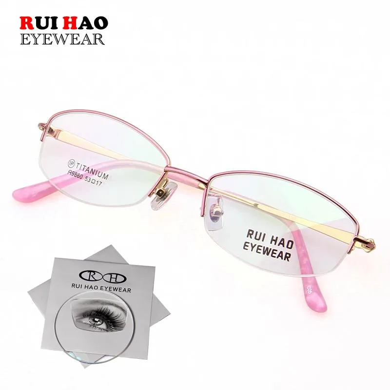 Женские очки с титановой оправой линзы из смолы для близорукости прогрессивные