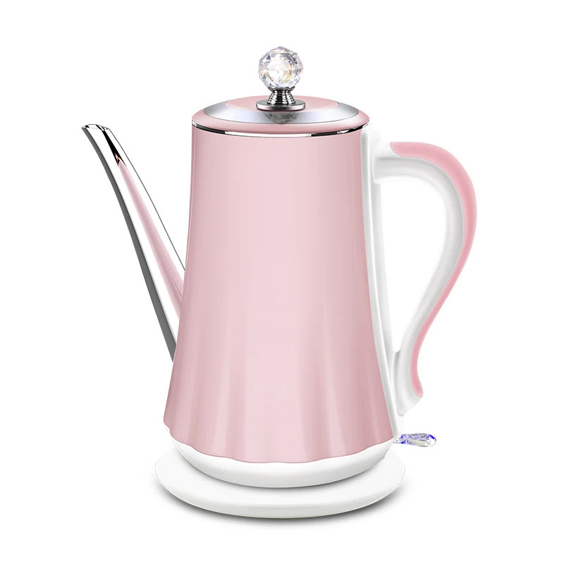 

Princess Pink 1.4L double layer pot body anti-hot electric kettle 304 stainless steel