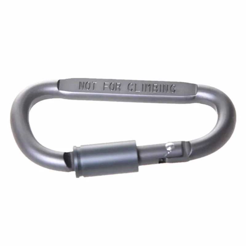 8 5 см d образный кемпинг карабин Алюминий сплав винт серый запирающий крюк зажим