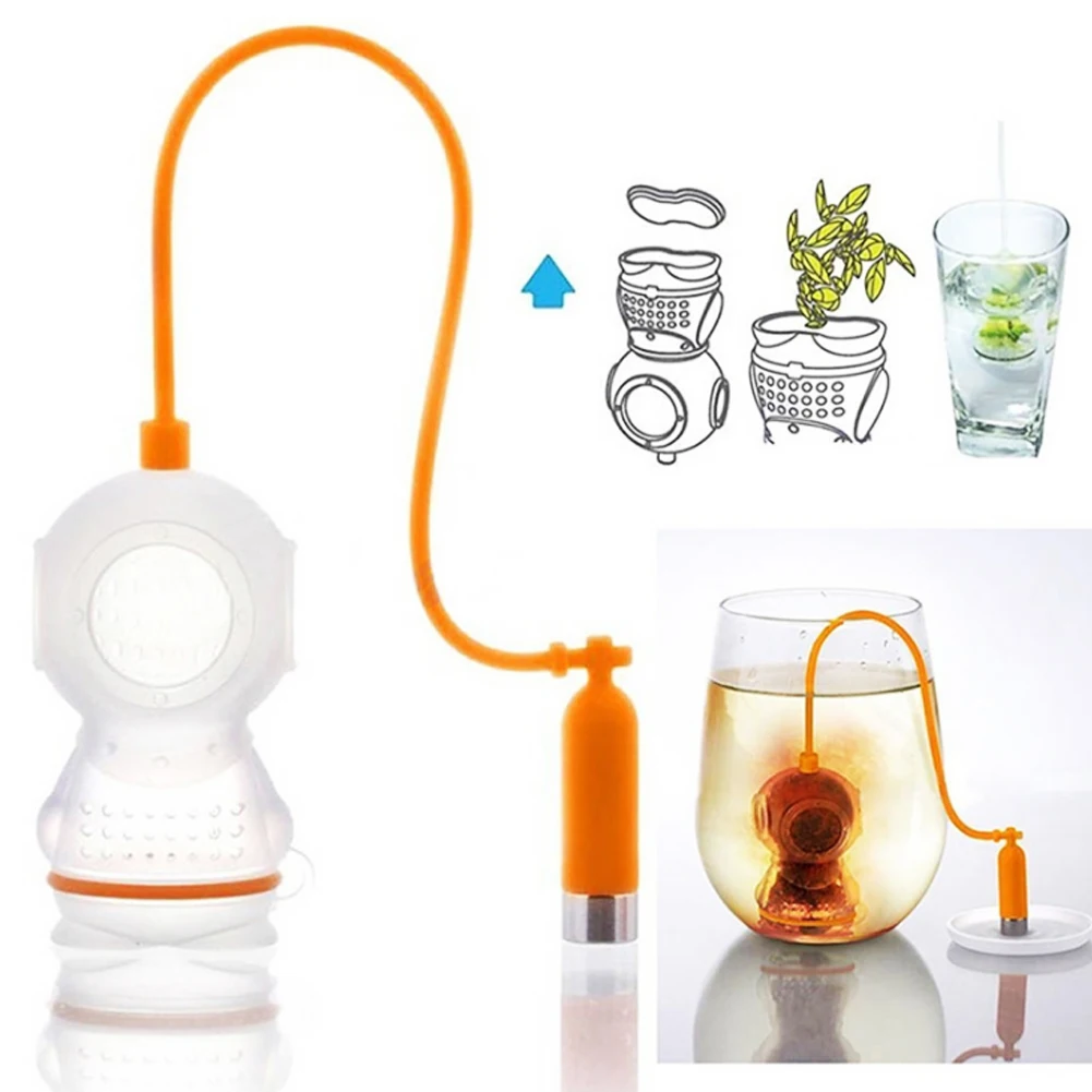 

Reusable Mesh Tea Infuser Leaf Strainer Filter Silicone Teabags Tea Diffuser Kitchen Tools Tea Bag Tea Strainers Accessories