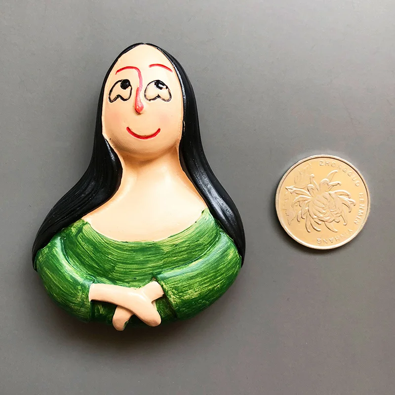 3d Мультяшные персонажи магниты на холодильник милый симпатичный магнит Объемный