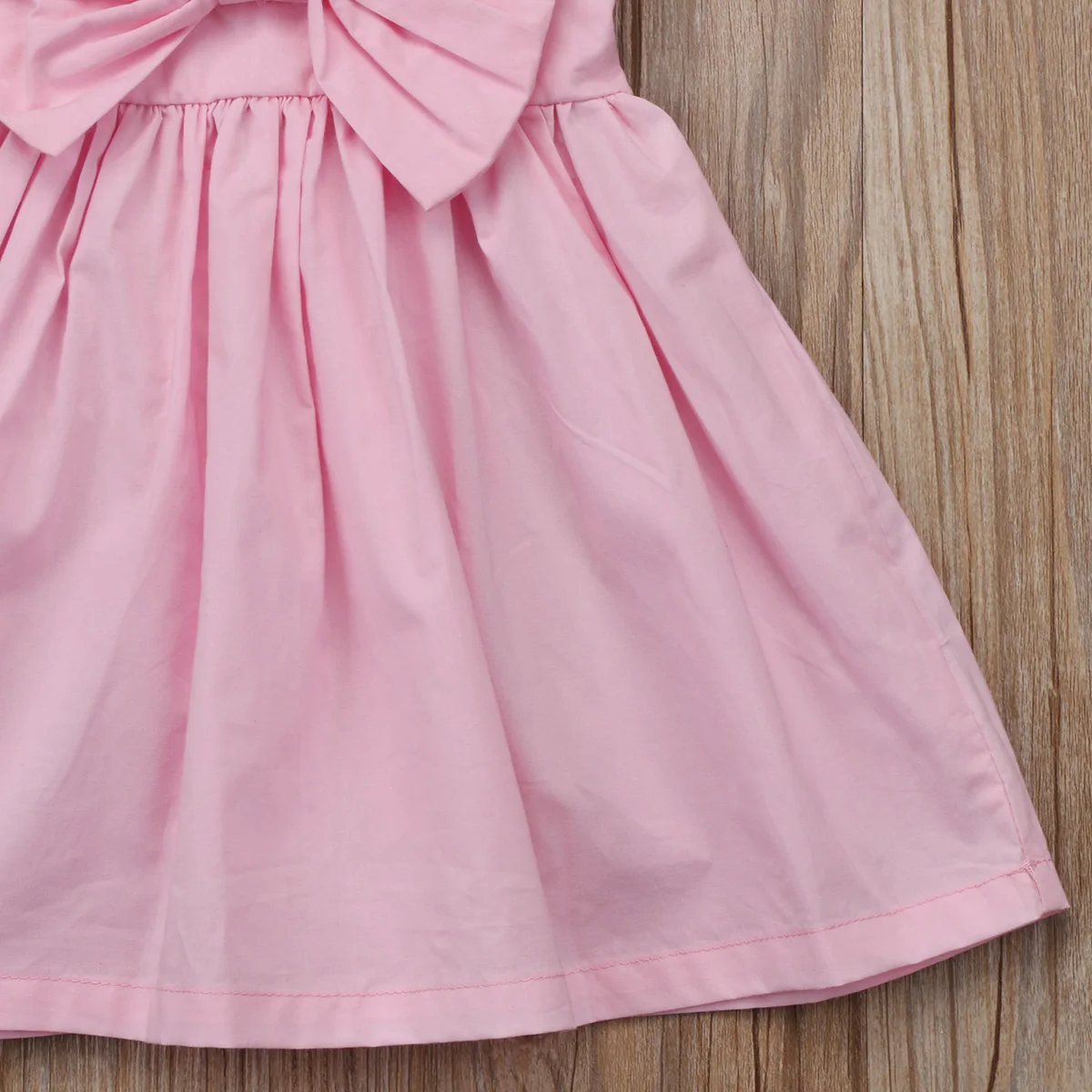 

Baby Girl Fashion Ruffled Bowknot Princess Dress 3M-3Y Newborn Infant Toddler Kids Casual Solid Dresses Clothes Outfits 2021 New