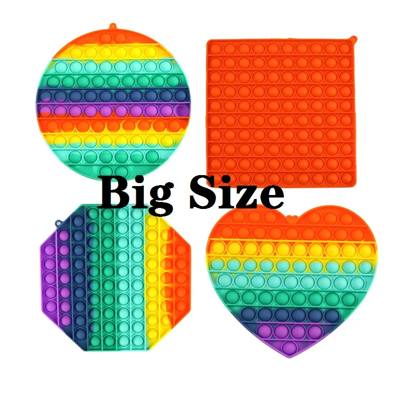 

BIG SIZE Popsite Bubble Sensory Toy Autism Needs Squishy Stress Relief Toys Adult Child Funny Anti-stress Fidget Reliver Stress