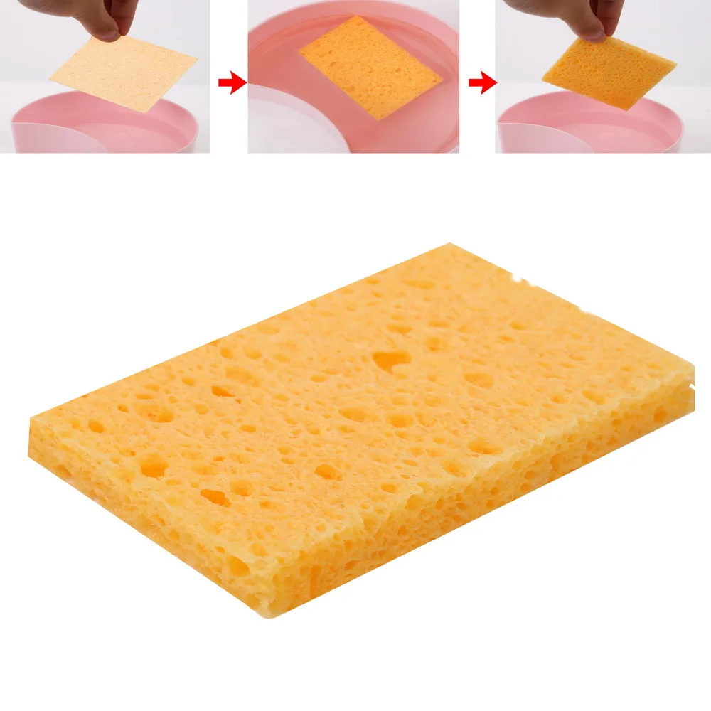 

NICEYARD Welding table Sponge 5x3.5cm Soldering Iron Tip Welding Cleaning Universal High Temperature Resistance Sponge 1 pcs