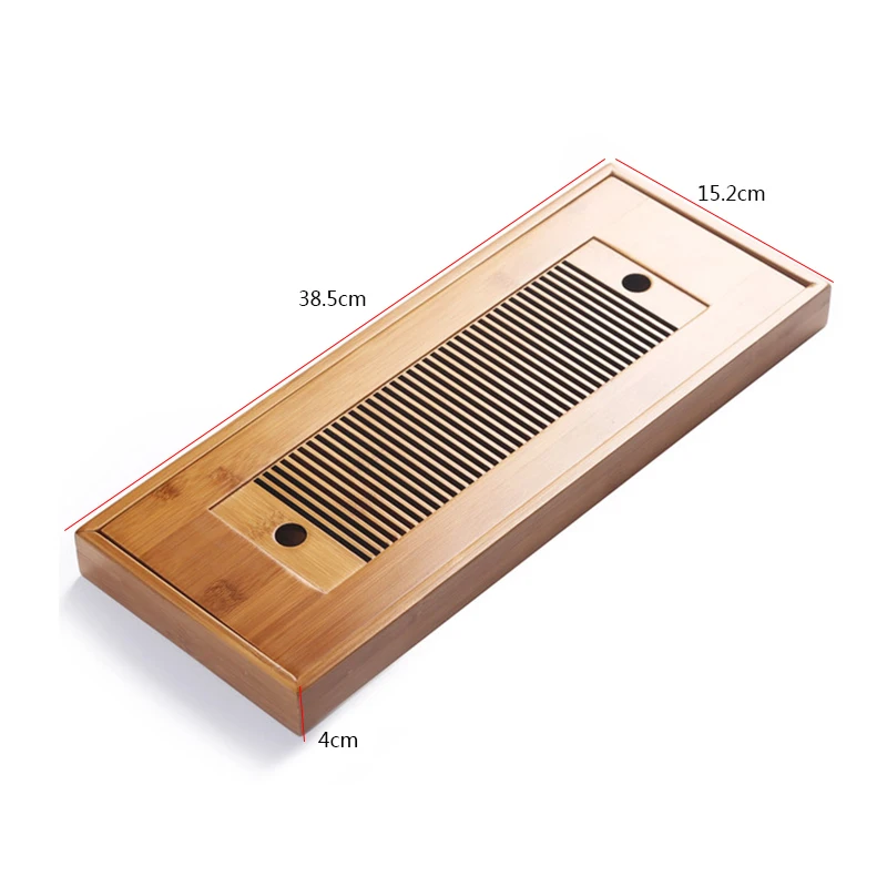 Бамбуковые чайные подносы для китайского чая кунг-фу экологически чистые и