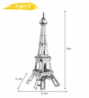 791pcs assemble toy boy intelligence adult metal tower high difficulty building 3d three dimensional assembly manual large model