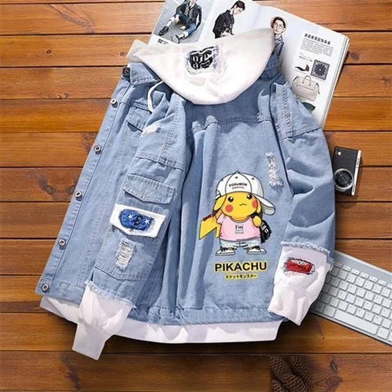

2021 new Pokemon Men's Women's Zip Jacket Harajuku 3D Printing Cute Casual Pop Boy Girl Jacket Pikachu Anime Sweatshirt Hoodie
