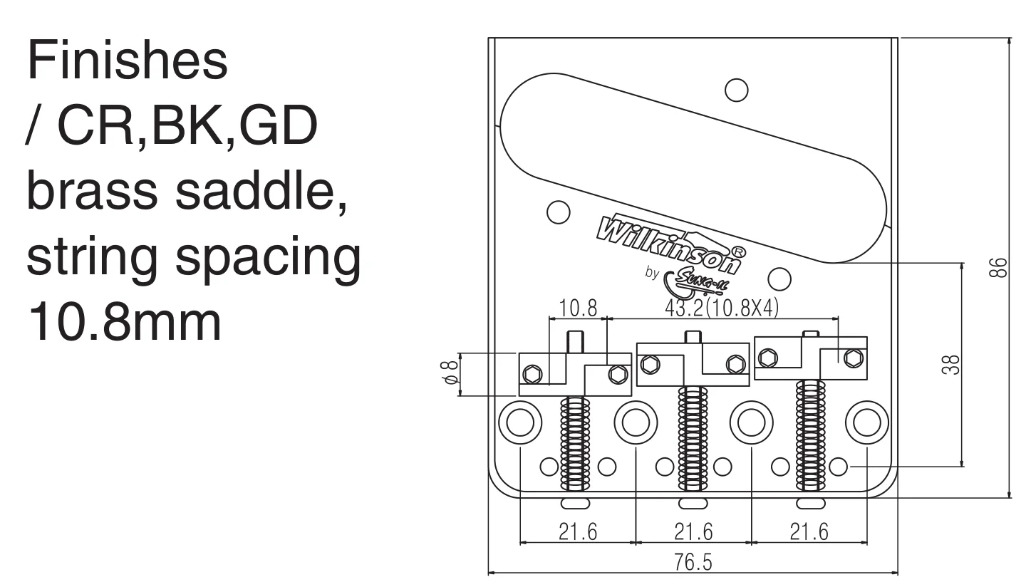 wilkinson wtb vintage style feste tele elektrische gitarre brücke mit messing sättel tl brücke chrome silber schwarz gold free global s