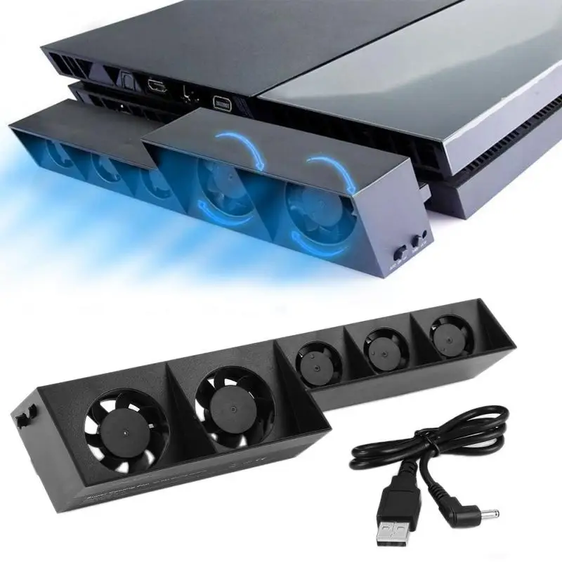 Mulitfunction вертикальная подставка для Sony Playstation 4 PS4 супер вентилятор охлаждения