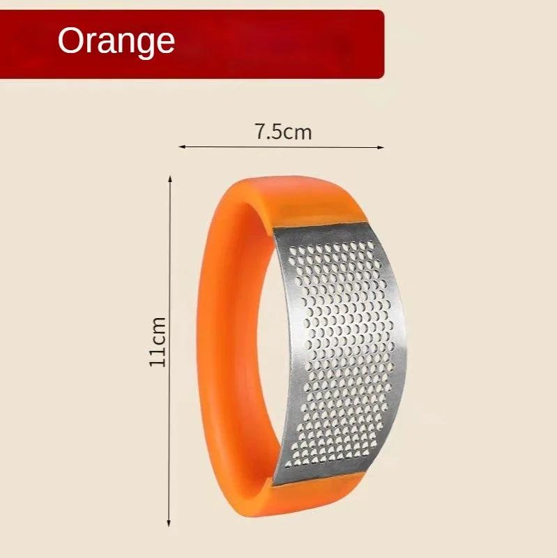 

1pcs Stainless Steel Garlic Press Manual Garlic Mincer Chopping Garlic Tools Curve Fruit Vegetable Tools Kitchen Gadgets