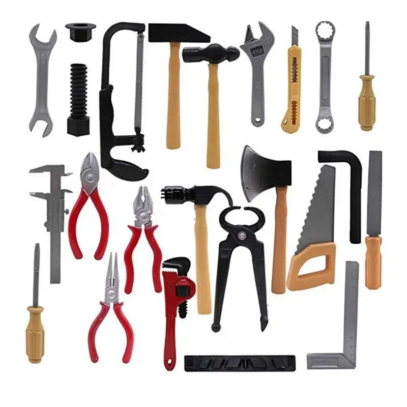 

28pcs/set Simulation Repair Tools Kids Pretend Play Toy Multi-function Maintenance Tool Set Educational Toys Children Family Toy