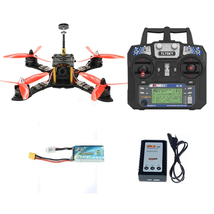 JMT 210 мм RTF Mini Racer RC FPV квадрокоптер гоночный дрон с передатчиком Flysky FS I6 F4 Pro(V2) контроллер полета - Цвет: Drone with TX RX